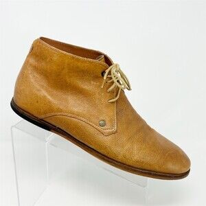 Frank Wright Smith Men's Chukka Desert Ankle Boots Brown Lace Up Size 10